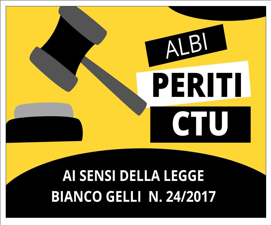 ALBI DEI PERITI E DEI CONSULENTI TECNICI EX LEGGE 24/2017