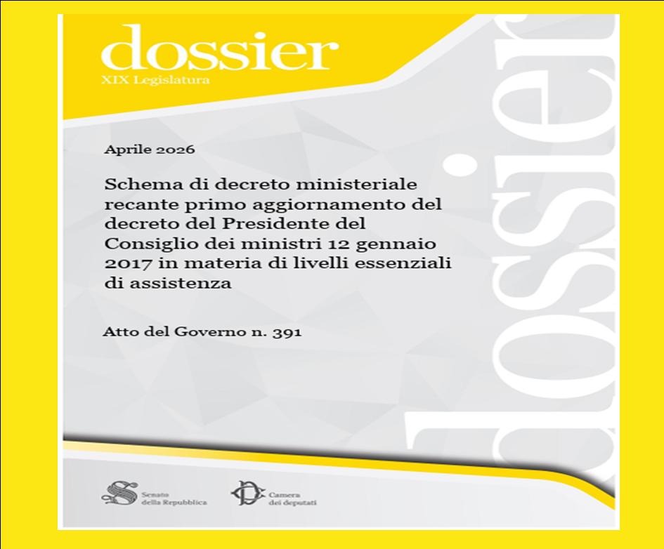 PRIMA REVISIONE DPCM LEA 2017 – AGGIORNAMENTI ASSISTENZA PROTESICA
