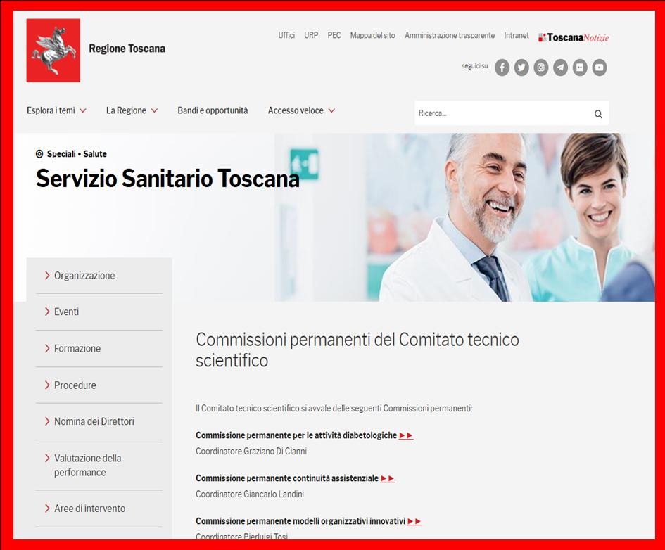 COMMISSIONE DIABETOLOGICA TOSCANA - REINTRODURRE CALZATURE DI SERIE NEI LEA