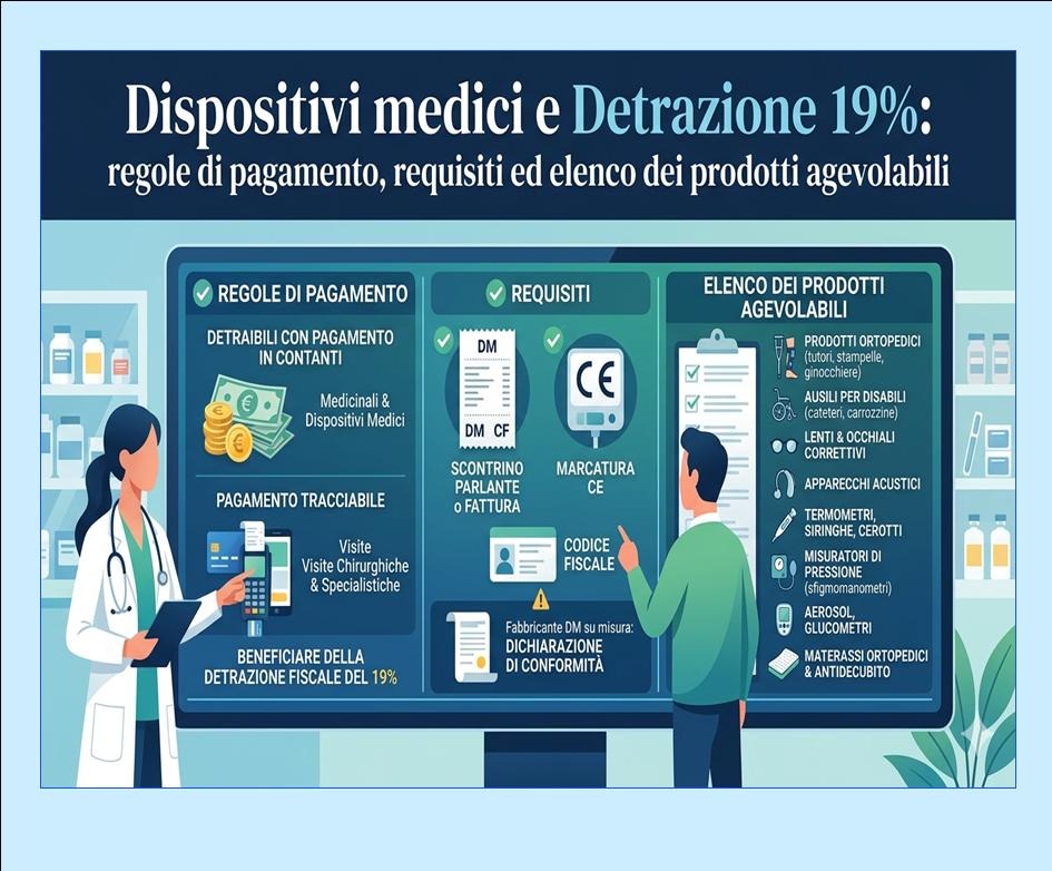 DETRAIBILITA' SPESE PER ACQUISTO DISPOSITIVI MEDICI