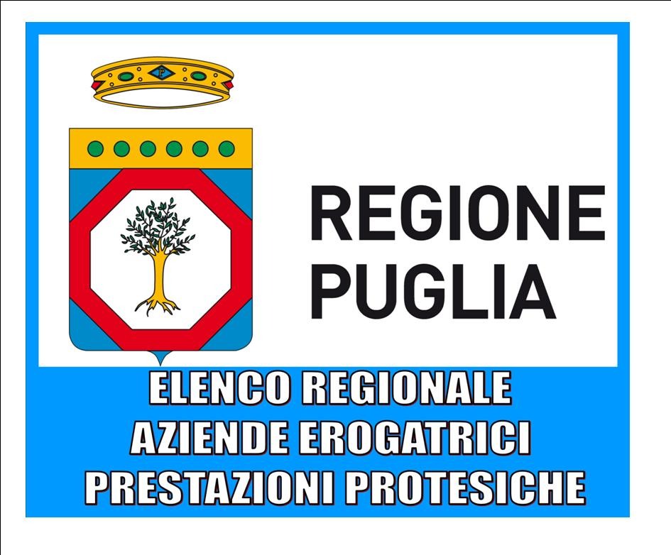 REGIONE PUGLIA - AGGIORNAMENTO ELENCO AZIENDE EROGATRICI ASS. PROTESICA