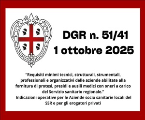 REGIONE SARDEGNA - ACCREDITAMENTO AZIENDE ORTOPEDICHE