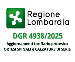 LOMBARDIA - NOVITA' LEA  PROTESICA - CALZATURE DI SERIE E ORTESI SPINALI