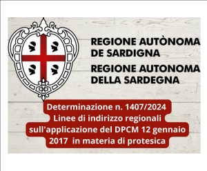 REGIONE SARDEGNA - LINEE INDIRIZZO APPLICAZIONE NUOVI LEA PROTESICA