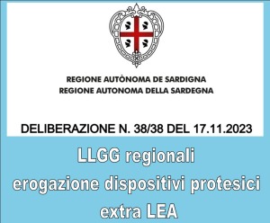 REGIONE SARDEGNA - LLGG FINANZIAMENTO EXTRA LEA PROTESICA