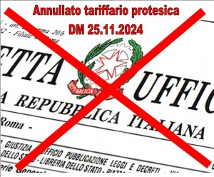 TAR LAZIO - ACCOLTO IL RICORSO FIOTO - TARIFFARIO PROTESICA DA RIFARE